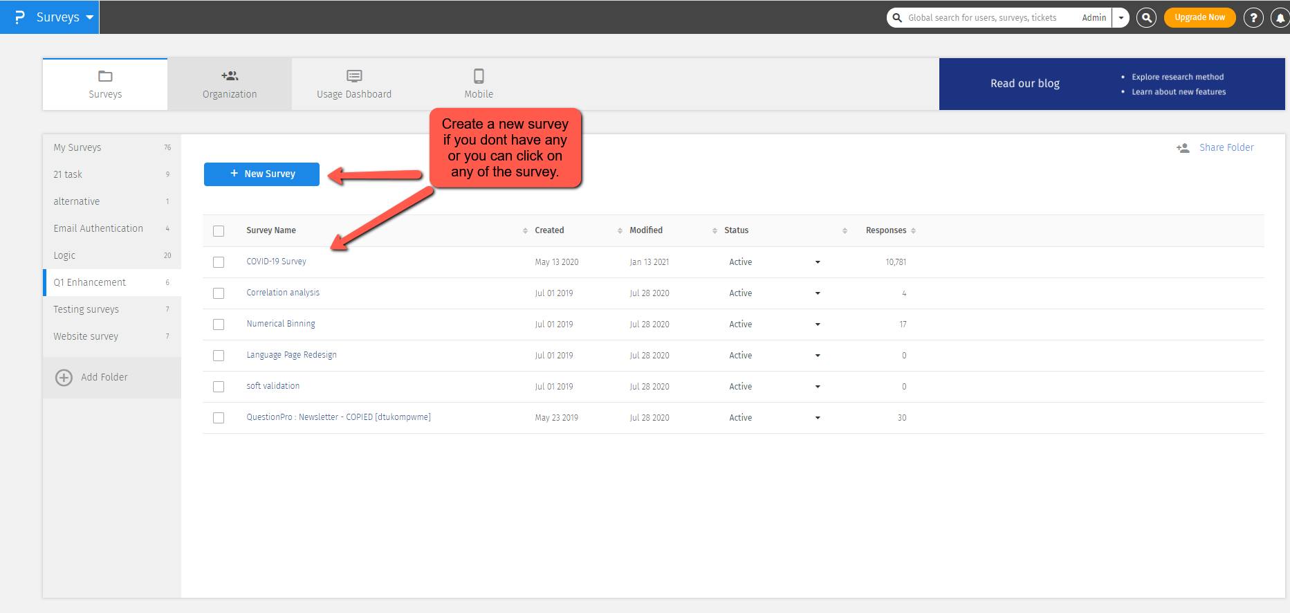 Survey Software Help Image